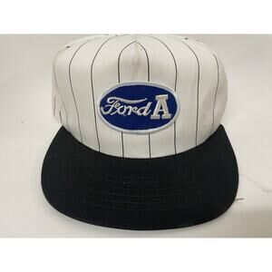 VTG Ford Model A Patch Snapback Hat Trucker Cap Made In Usa